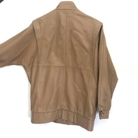 Women's Tan Pea Coat - Picture 5 of 6